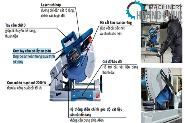 Bán máy cắt sắt Bosch GCD I2JL giá rẻ, chính hãng